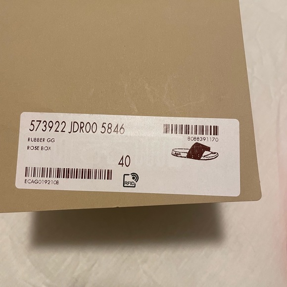 Gucci rubber slides size 40 for sale - Picture 3 of 4